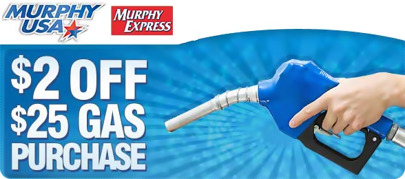 murphy2off Rare Gas Coupon: $2 Off $25 At Murphy USA