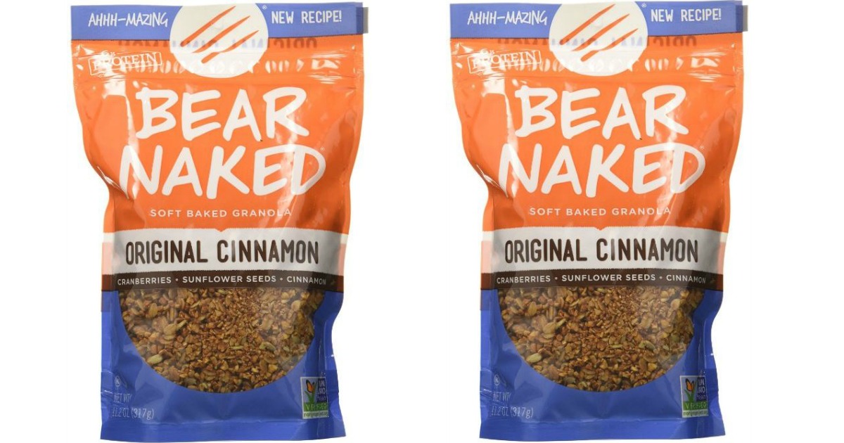 Amazon Bear Naked Original Cinnamon Protein Granola ONLY 2 36 Shipped