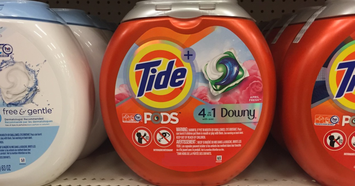 Tide Pods Plus Downy Laundry Detergent 61 Count Only 13 74 Shipped On