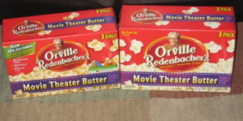 Orville Redenbacher's Popcorn .50 at Walgreen's!