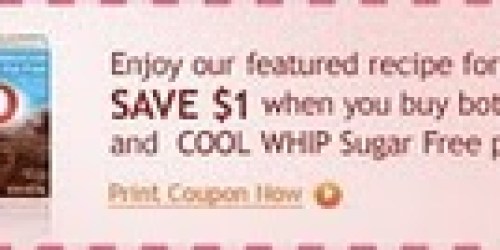 Printable Coupons- Cool Whip, Garnier, Bissell…