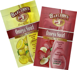 FREE Omega Swirl Sample Packets!