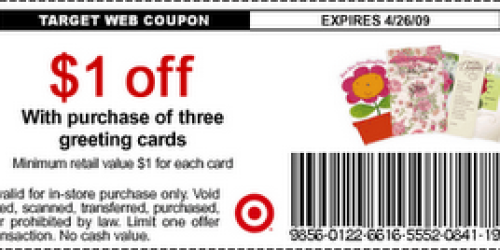 Target Deals: Greeting Cards, Dove, Aveeno…