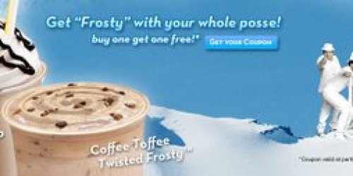 Wendy's: Buy one get one FREE Frosty Coupon!