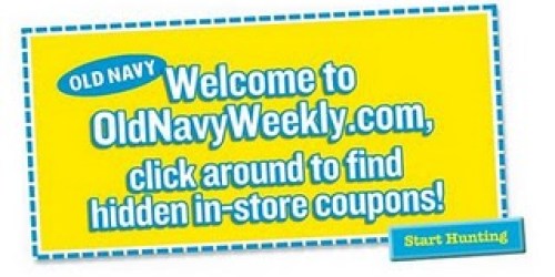 Old Navy Weekly: Coupons Have Been Reset!