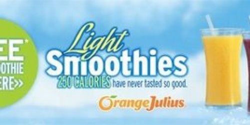 Orange Julius: FREE Smoothie on June 19th!