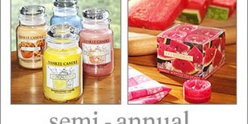 Yankee Candle: Semi-Annual Sale + $10 Coupon