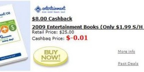 FREE Entertainment Book After Cash Back!