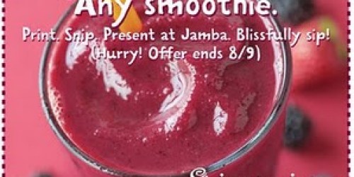 Jamba Juice: Buy one Smoothie get one FREE!