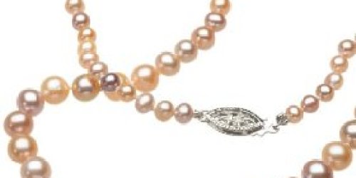 Sterling Silver Pearl Necklace ONLY $18!