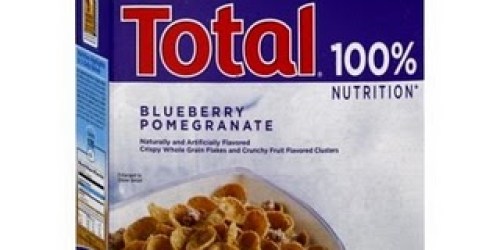 FREE Sample of Total Blueberry Cereal!