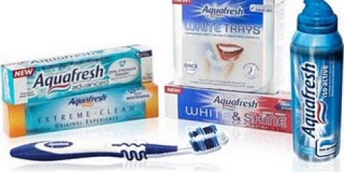 New Aquafresh Coupons + Walgreens Aquafresh White Trays Clearance Find!