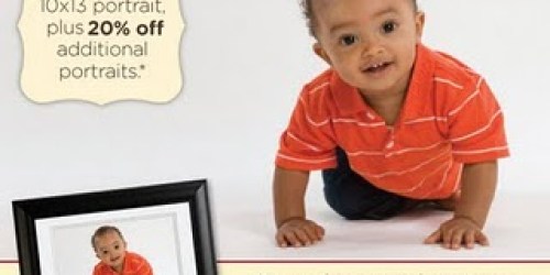 FREE 8×10 or 10×13 from Picture People!