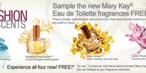 4 FREE Mary Kay Fragrance Samples!