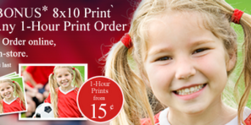 Walmart Photo: FREE 8×10 with a $0.15 1-Hour Print Order!!!