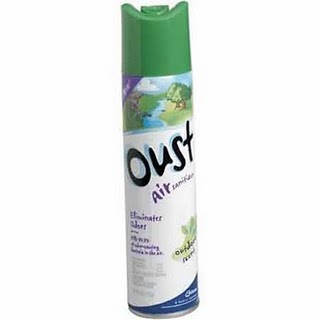 Oust air clearance sanitizer