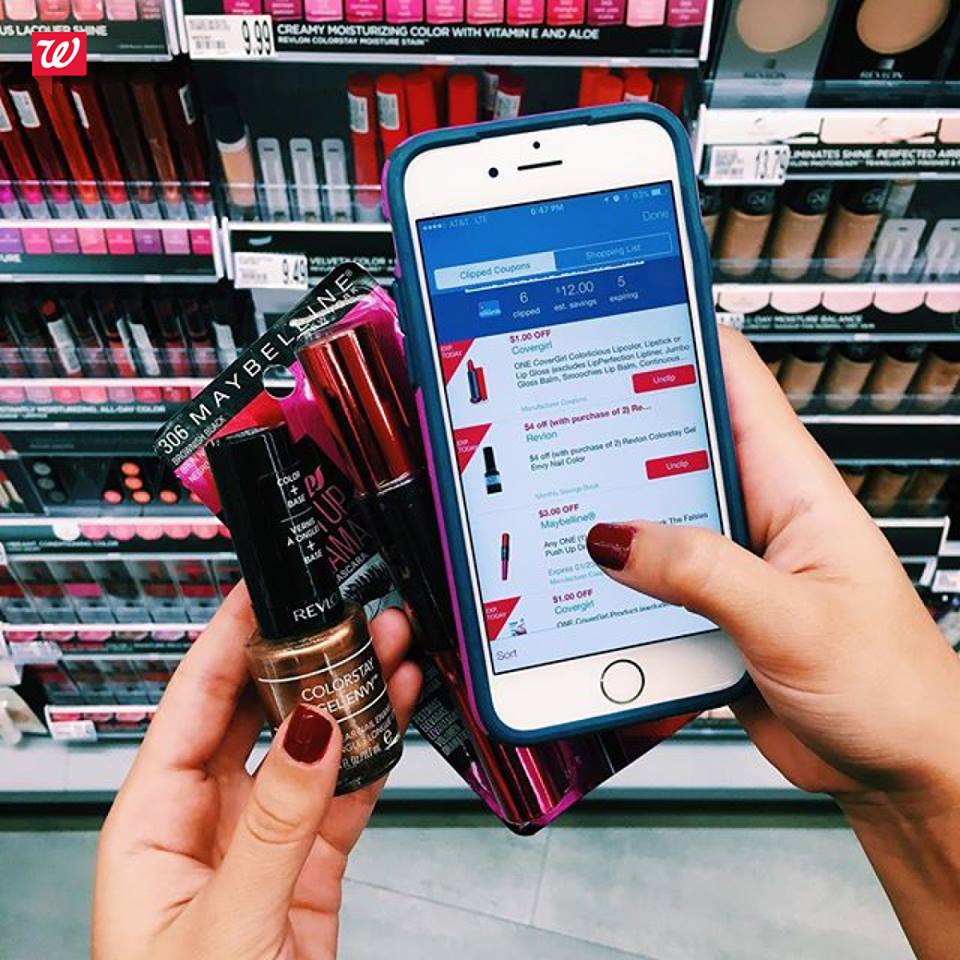 walgreens store guide - the Walgreens app and makeup