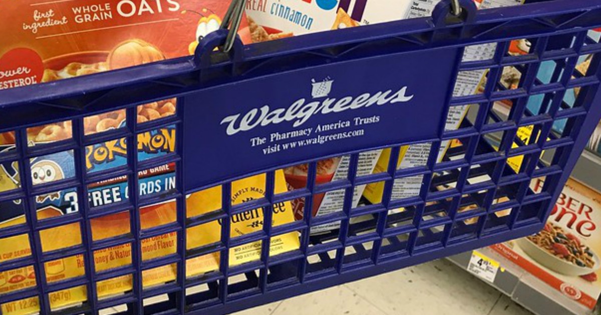 guida ai negozi Walgreens - carrello Walgreens con articoli