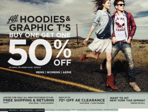 American Eagle: FREE Shipping on EVERYTHING!