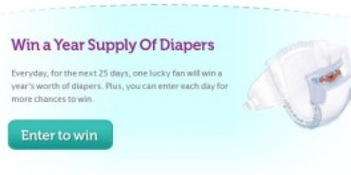 Pampers: Win FREE Diapers for a Year + More!