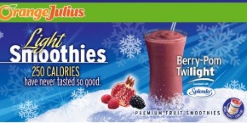 Orange Julius Quench Club = FREE Smoothies!