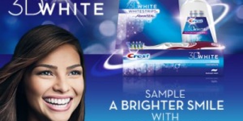 FREE Crest 3D White Smile Sample Kit!