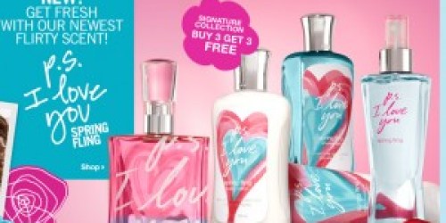 Bath & Body Works: 3 New FREE Item Coupons!
