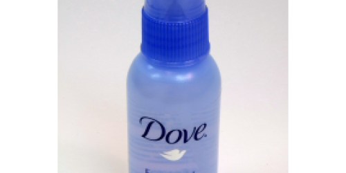 FREE Travel Size Dove Hair Care products!