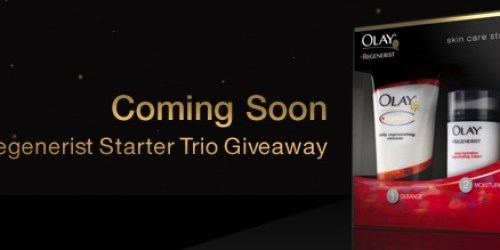 FREE Olay Regenerist Starter Kit– 1st 1,000!