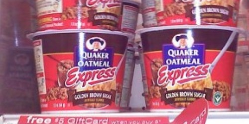 Target: Quaker Easy Express Oatmeal ONLY $0.02!