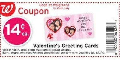 Walgreens: $0.14 Valentines Day Photo Cards!