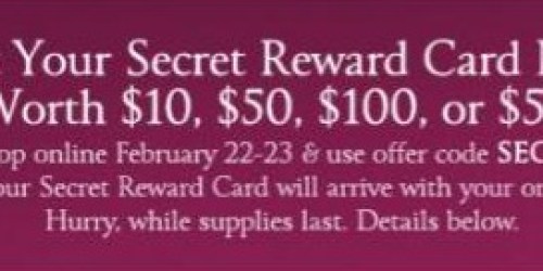 Victoria's Secret: Rewards Card Promo is Back!!!