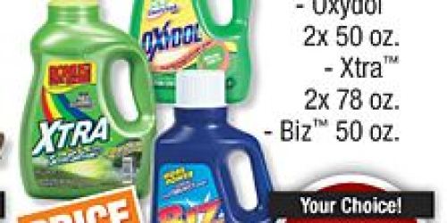FREE Biz Detergent with Big Lots Price Match!