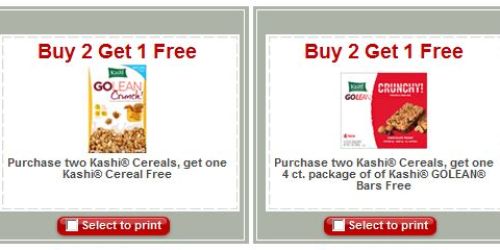 New Buy 2 Get 1 FREE Kashi Coupons