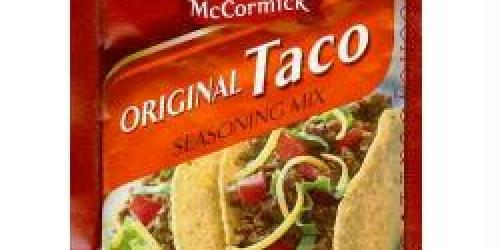 $1/1 McCormick Coupon = FREE Taco Seasoning!