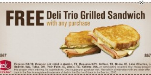 Jack in the Box: FREE Deli Trio Sandwich!