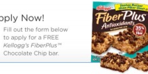 Possibly FREE FiberPlus Chocolate Chip Bar?!
