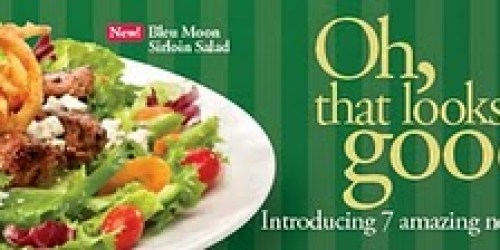 Friendly’s: Buy 1 Get 1 FREE– Entree Salads!