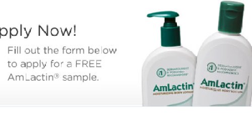 ViewPoints: FREE AmLactin Lotion Sample!