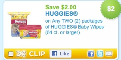 *HOT* $2/2 Huggies Wipes Coupon RESET?!