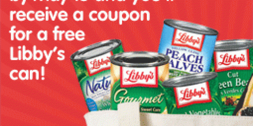 Score a FREE Can of Libby's Vegetables!