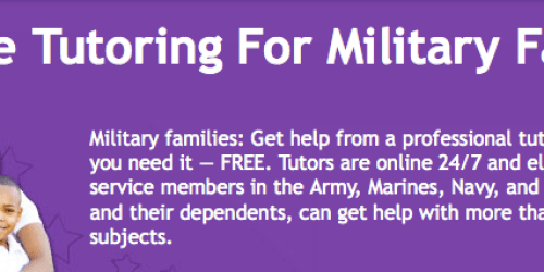 FREE Tutoring for Military Families!