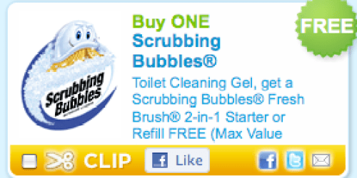 New Scrubbing Bubbles Coupon + Deal Scenario!