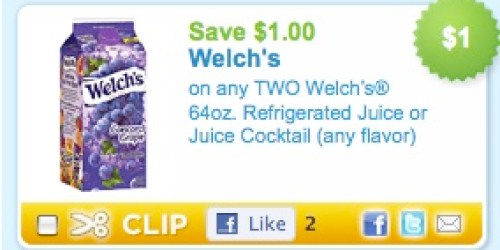 New $1/2 Welch's Refrigerated Juice Coupon!