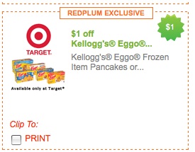 $1/1 Kellogg s Eggo Target Coupon (New Link)