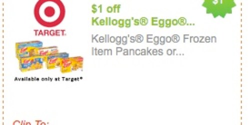 $1/1 Kellogg’s Eggo Target Coupon (New Link)!