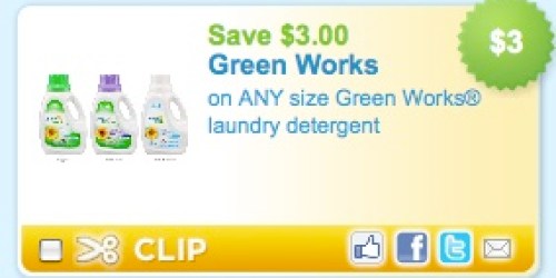 4 New High Value Green Works Coupons!