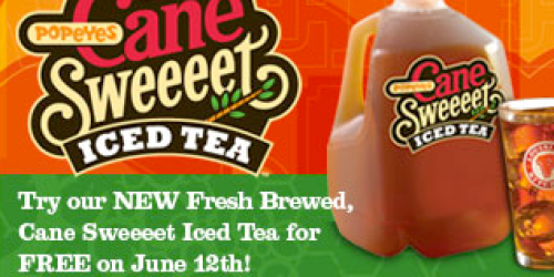 Popeyes: FREE Iced Tea (June 12th)!