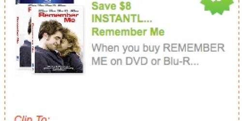Save $8 on Remember Me DVD or Blu-ray!