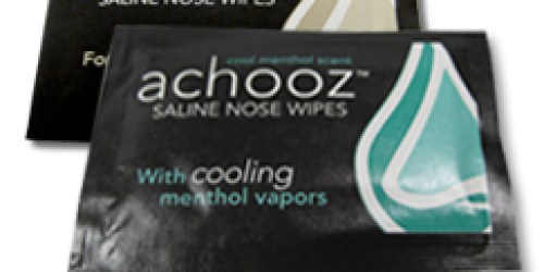 FREE Achooz Nose Wipes Sample (Live Again)!